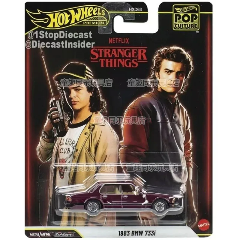 

Новые Hot Wheels 1/64 развлекательная культура серии Nissan Skyline Stranger Things BMW Lincoln, литые под давлением модели автомобилей из сплава, подарки для мальчиков