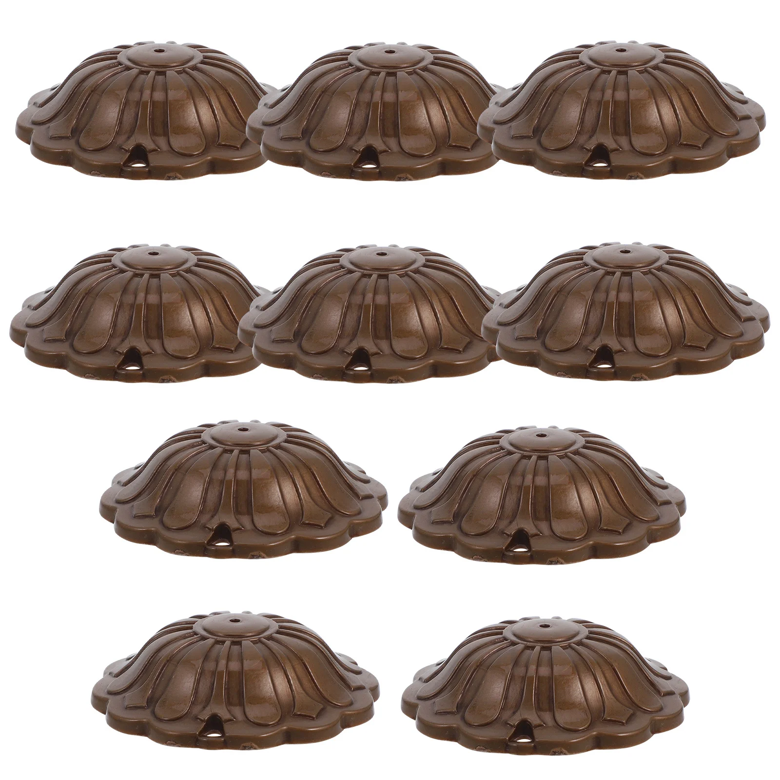 

10Pcs DIY Wind Chime Parts Plastic Bead Caps Craft Components for Outdoor Decoration Hanging Accessories Wind Chime Kits