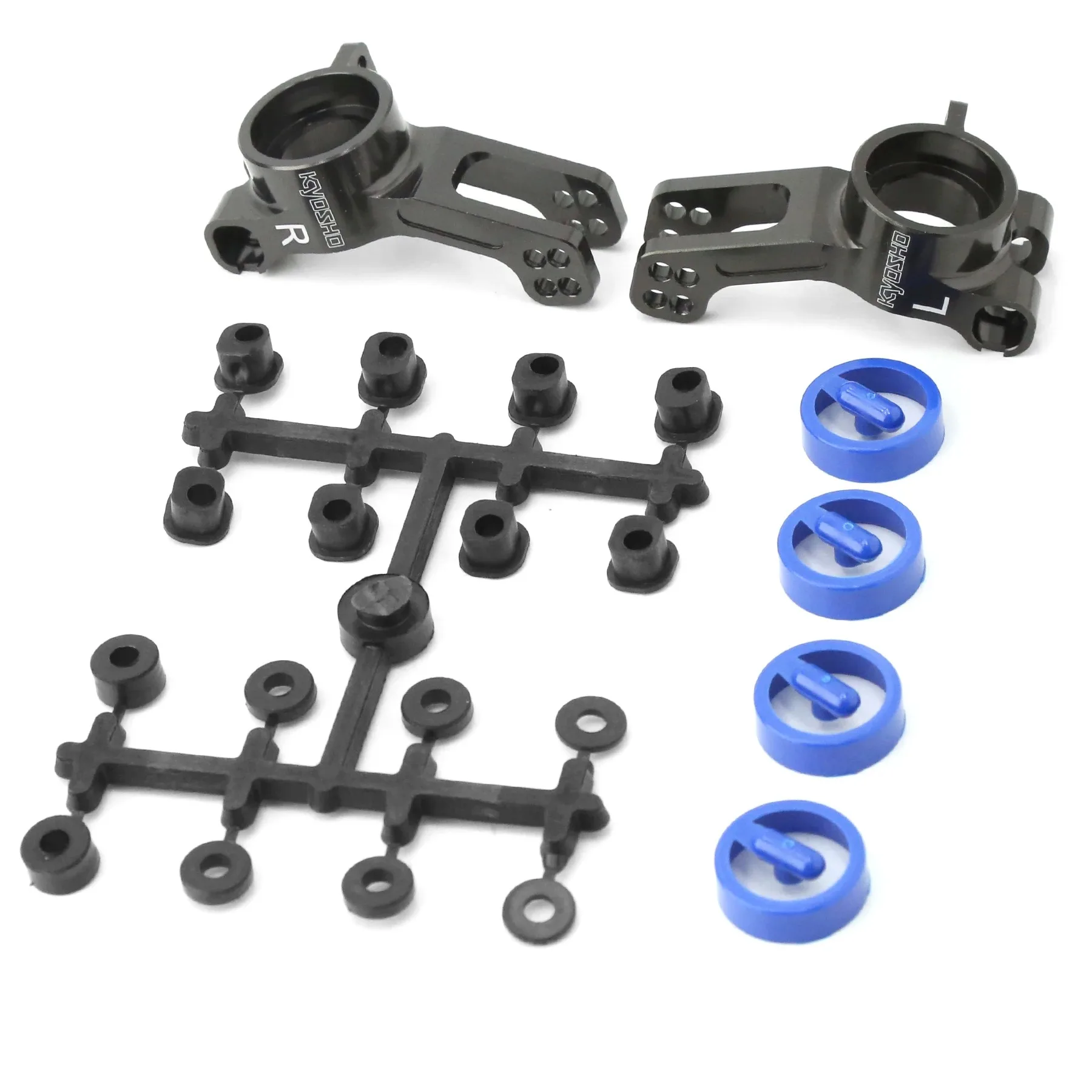 1 SET Metal Rear Hub Carrier IFW608 for Kyosho MP10 1/8 RC Car Upgrade Parts Accessories