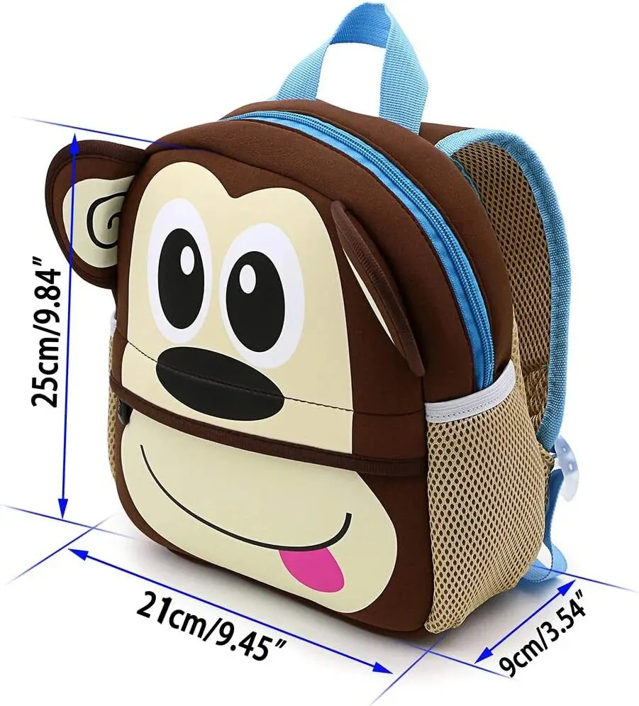 Bonita mochila de bebé de zoológico, súper ligera, bolsas escolares de jardín de infancia, regalo