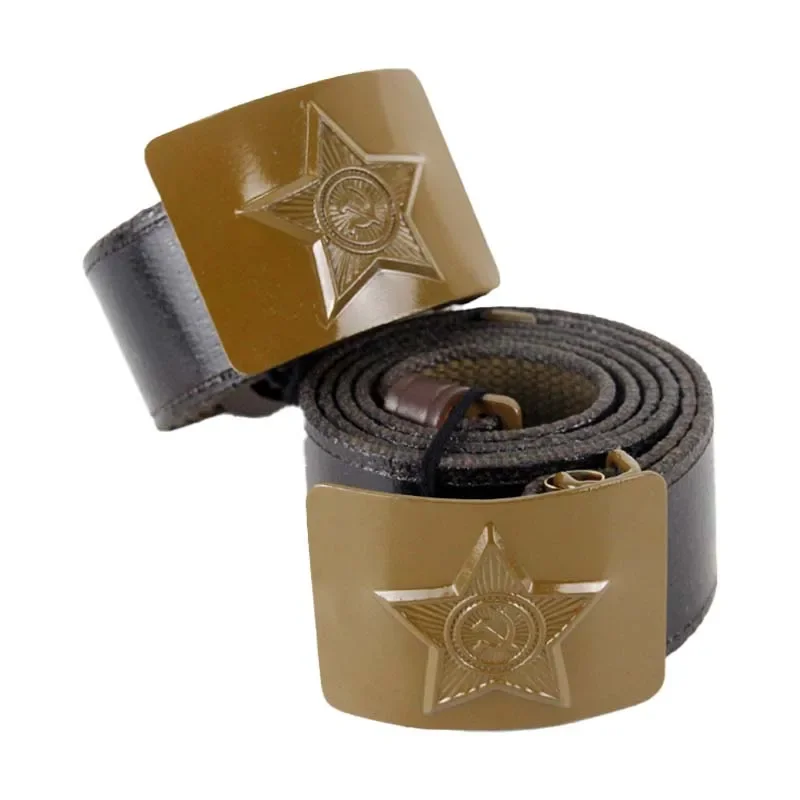 

Original Soviet-era Item Soviet Army M69/M81 Field Belt for Infantry Canvas-backed Rubberised Tactical Belt