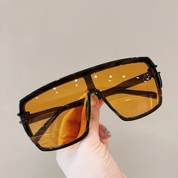 Luxury Brand Designer Y2K Sunglasses Women For Men Trend Sun Glasses Vintage Punk Big Frame Shades Sport Riding Goggle UV400