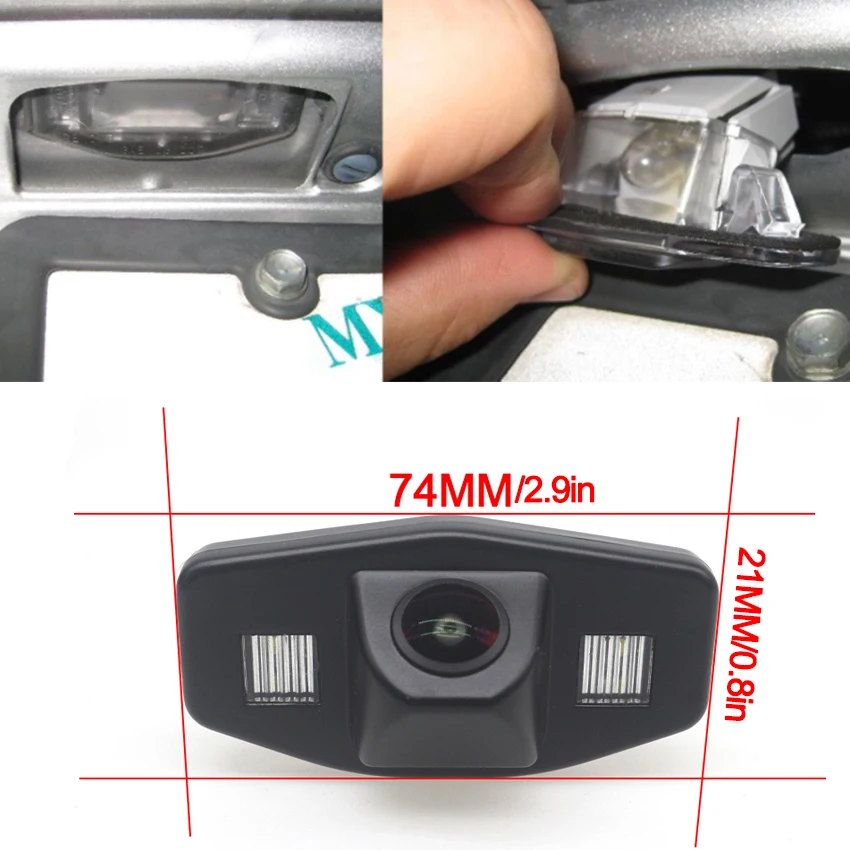 140 Degree 1080P AHD Special Vehicle Rear View Camera For Honda Pilot 2003~2008 For Honda Accord 2008~2015 2016 2017 Accessories