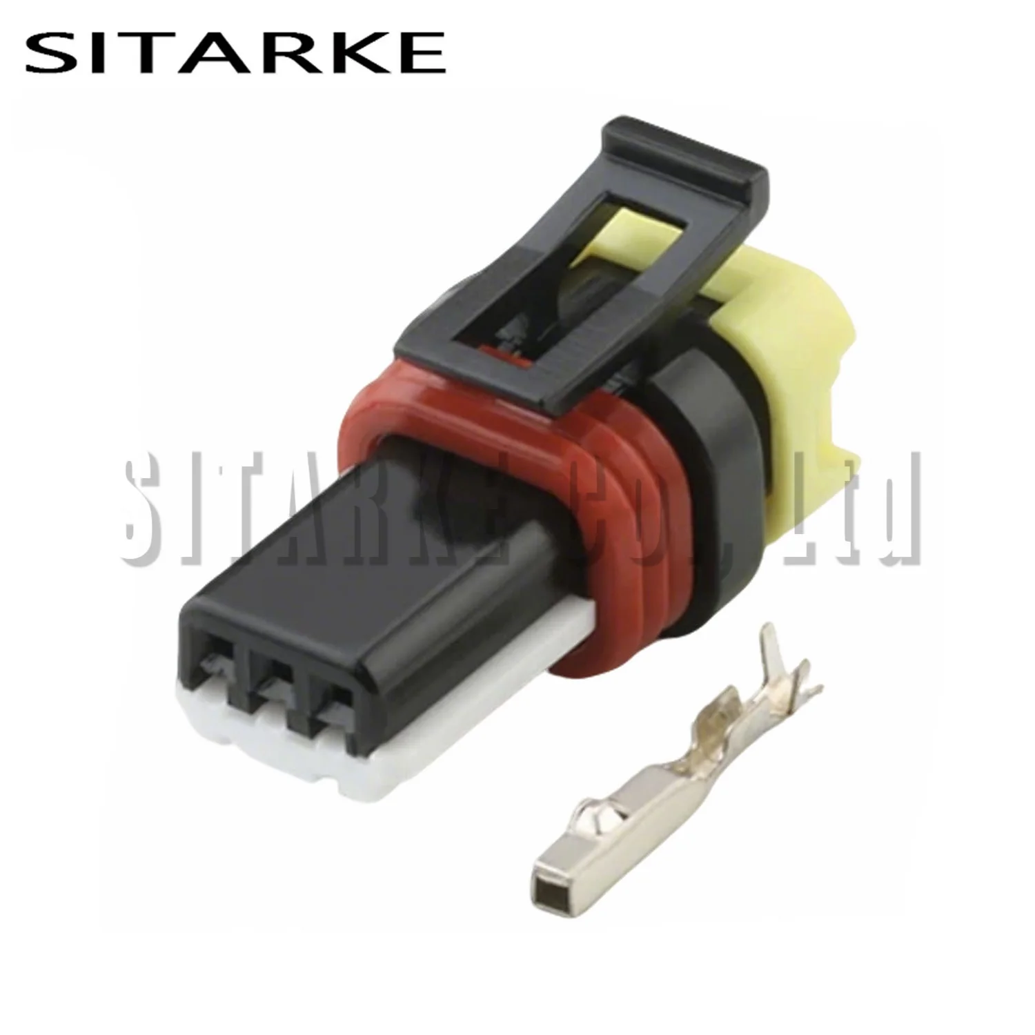 1 Set 3 Pin Male Female Auto Headlight Cable Connector Socket for Light Height Adjustment Motor 1-936527-2 Plug for Cars