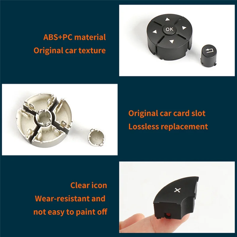 

Отличная крышка переключателя на рулевом колесе автомобиля, накладка на кнопки управления для Mercedes Benz C-Class W204 W212 A2048210451 A2048210351