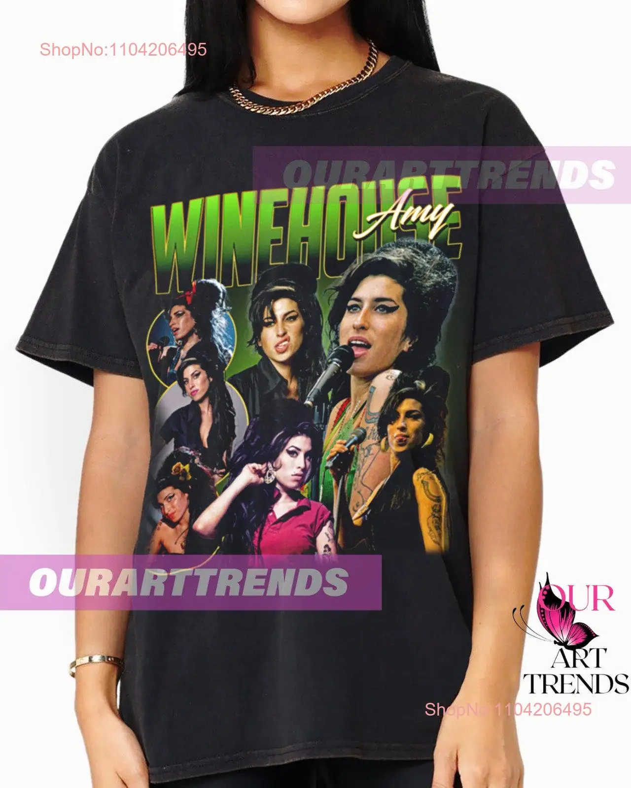 Amy Winehouse T Shirt Pop Best Seller Bootleg Women Man Vintage 90s SweaT Fans OR209 long or short sleeves