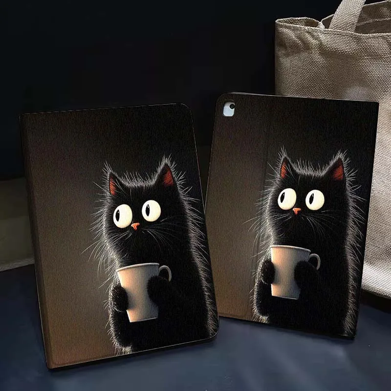 

Cartoon anime cat For iPad Pro Air 5th 6th 7th 13 M3 M4 M5 12.9 13.3 inch 2018 2022 2024 2025 Tablet Case