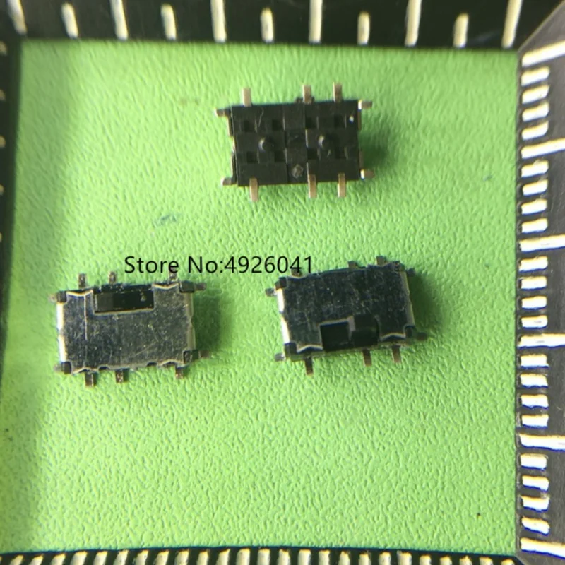 10PCS New Original SSSS820201 SMD 10Pin Toggle Switch 2-speed Sliding Travel Switch
