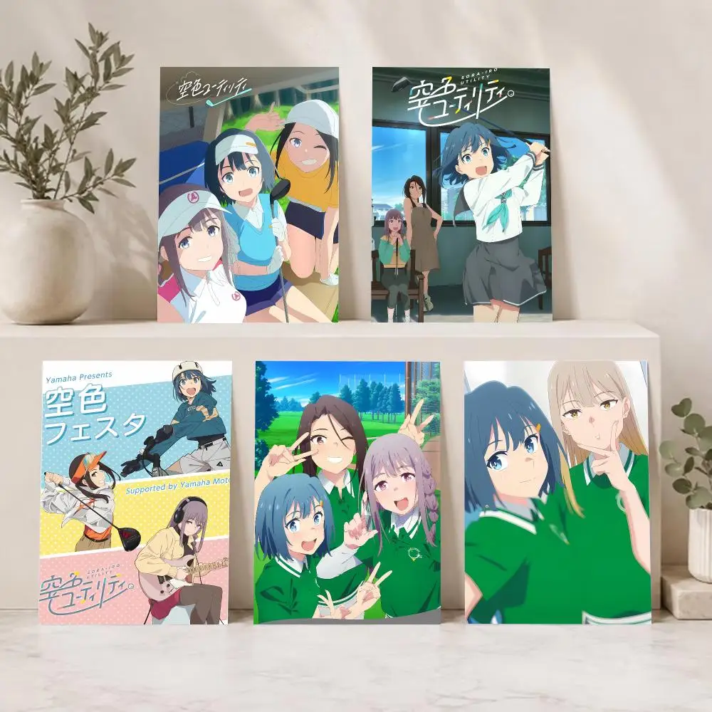 Cute Golf Anime S-Sorairo Utility Poster Indoor & Outdoor Wall Decor for Young Collectors