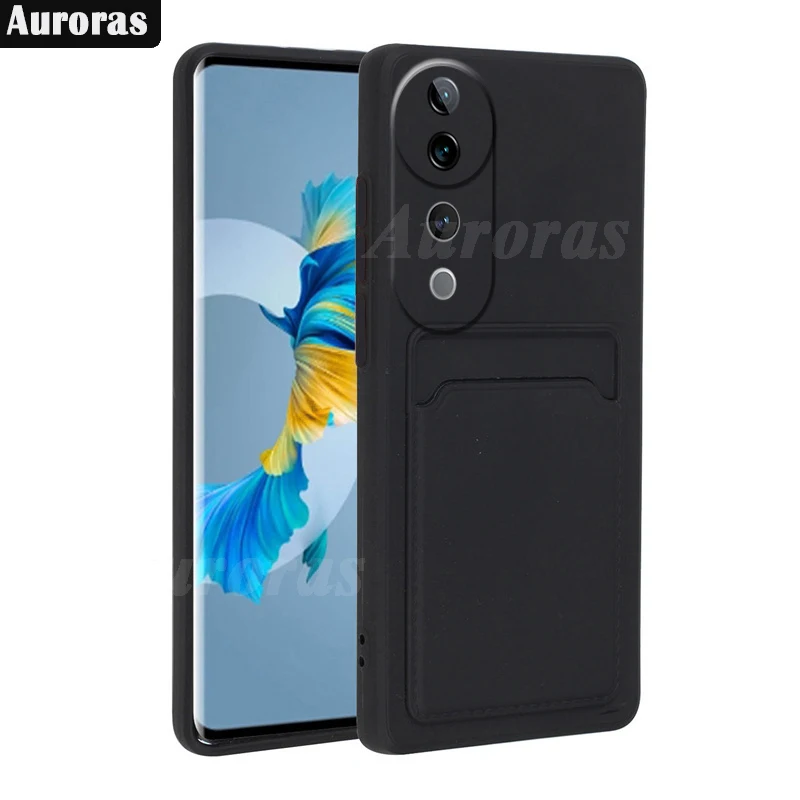 Auroras For VIVO V40 Pro 5G Case Card Slot Wallet Silicone Shockproof Bumper Soft Shell For VIVO V40 Lite Back Cover image 3