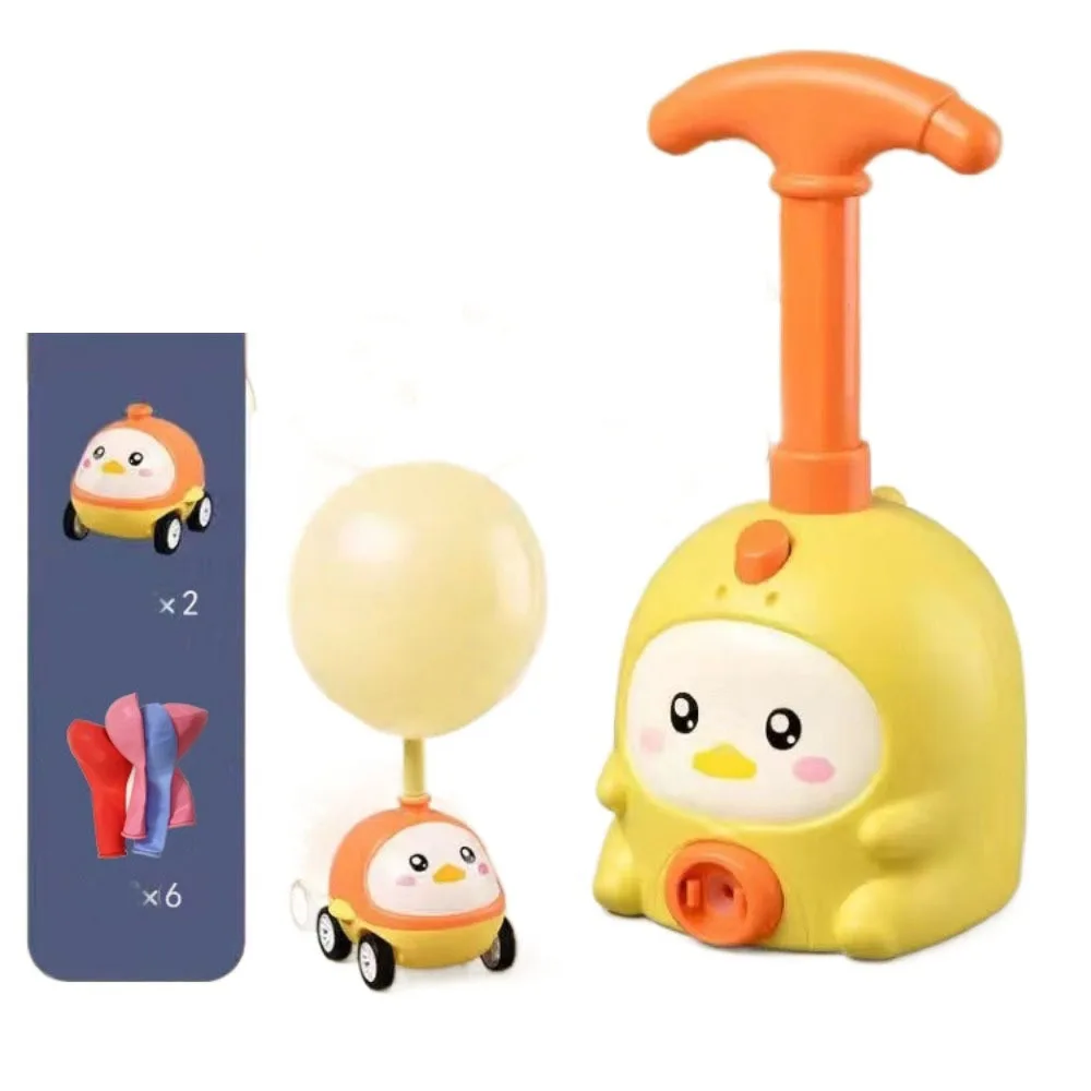 

Car Tower Design Balloon Launcher Toy Air Propulsion System Stimulating Inertia Inertial Air Power Toys Balloon Launch Playset