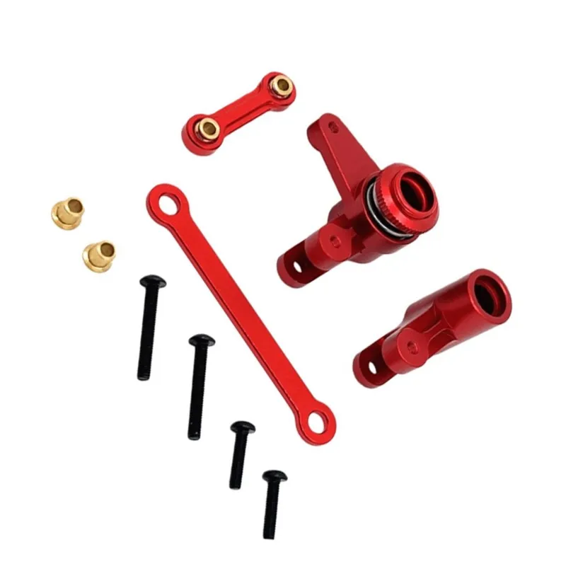 

A63T-For MJX 1/12 12212 RC Car Upgrade Steering Component Parts Kit- Accessories Included
