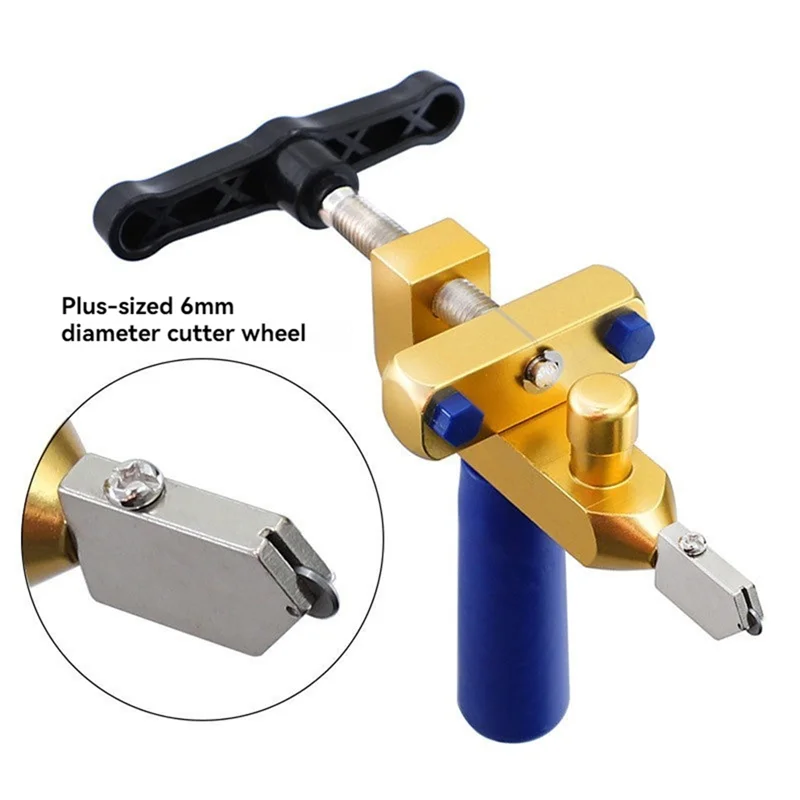Classy-2-In-1  And Glass Tile Cutter  Portable Construction Hand Tool Diamond Glass Cutter Set  For Tile Cutting