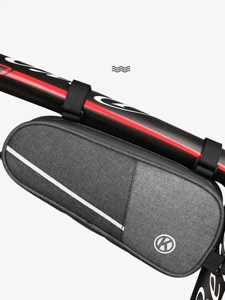 AliExpress ESLNF Bicycle Frame Front Top Tube Bag Large Capacity Waterproof MTB Bike Triangle Pouch Phone Cae Beam Pack Cycling