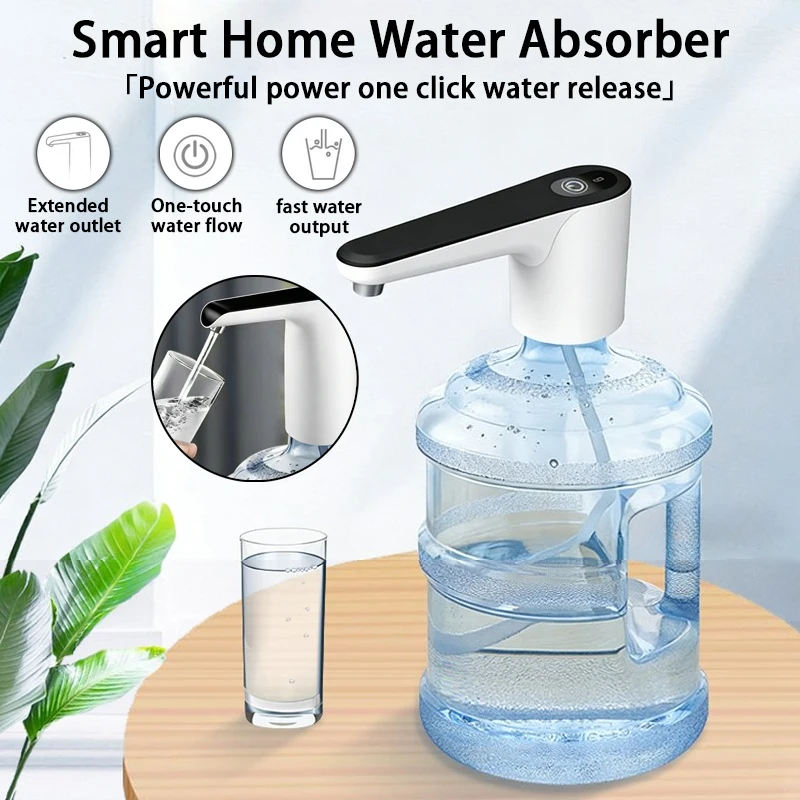 Hot Selling Household Electric Kitchen Water Suction Device USB Automatic Small Portable Water Pressure Device Water Dispenser