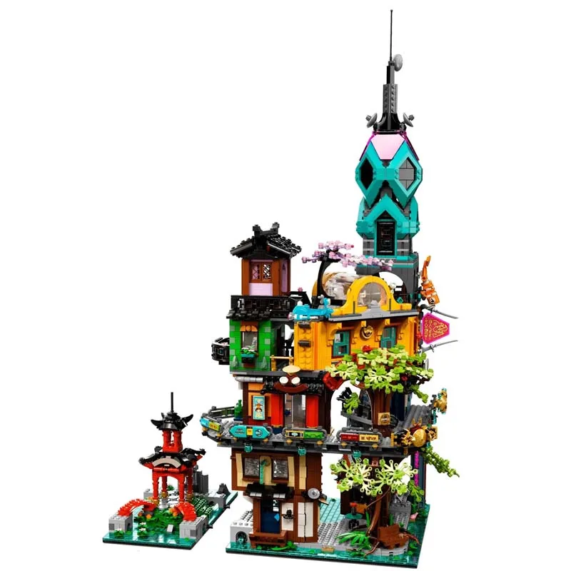 5685PCS NINJA City Gardens Building Blocks Bricks Model Compatible 71741 Birthday Toys Gifts