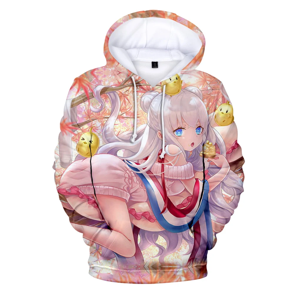 2022 Azur Lane Sakura Empir 3D Print Fashion Fall Winer Hoodies Sportswear Hooded Youthful Kawaii Youthful Women/Men hooded