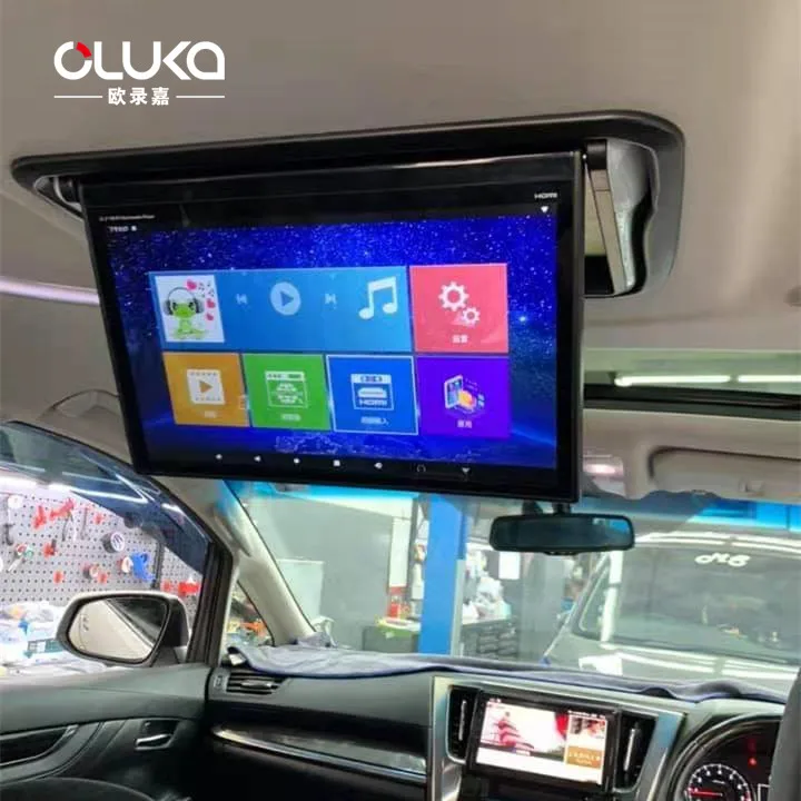 

13 Inch Roof Mount Android Player Special For Toyota Alphard with Video Input Mirror Link Wifi connect Download APP Bluetooth