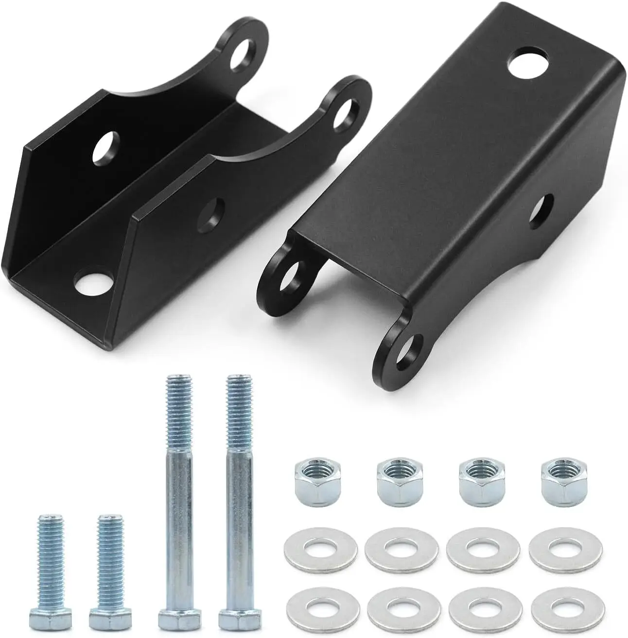 Steel Drop Shock Extenders For 1973-1987 Chevy GMC C10 C15 C20 Lowering Kit Black High Quality