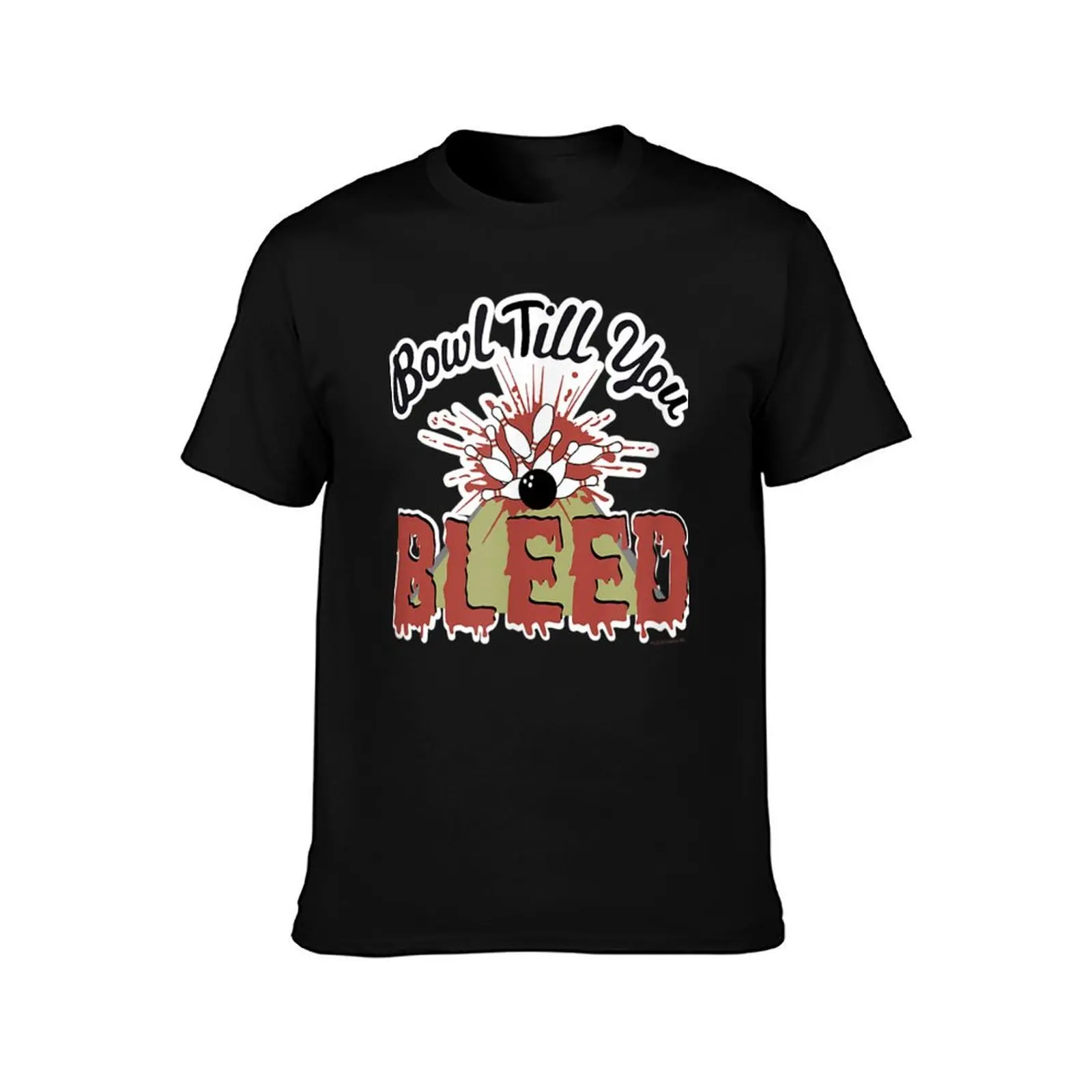 Dexter Bowl Till You Bleed T-Shirt t shirts for man pack cotton T-Shirt