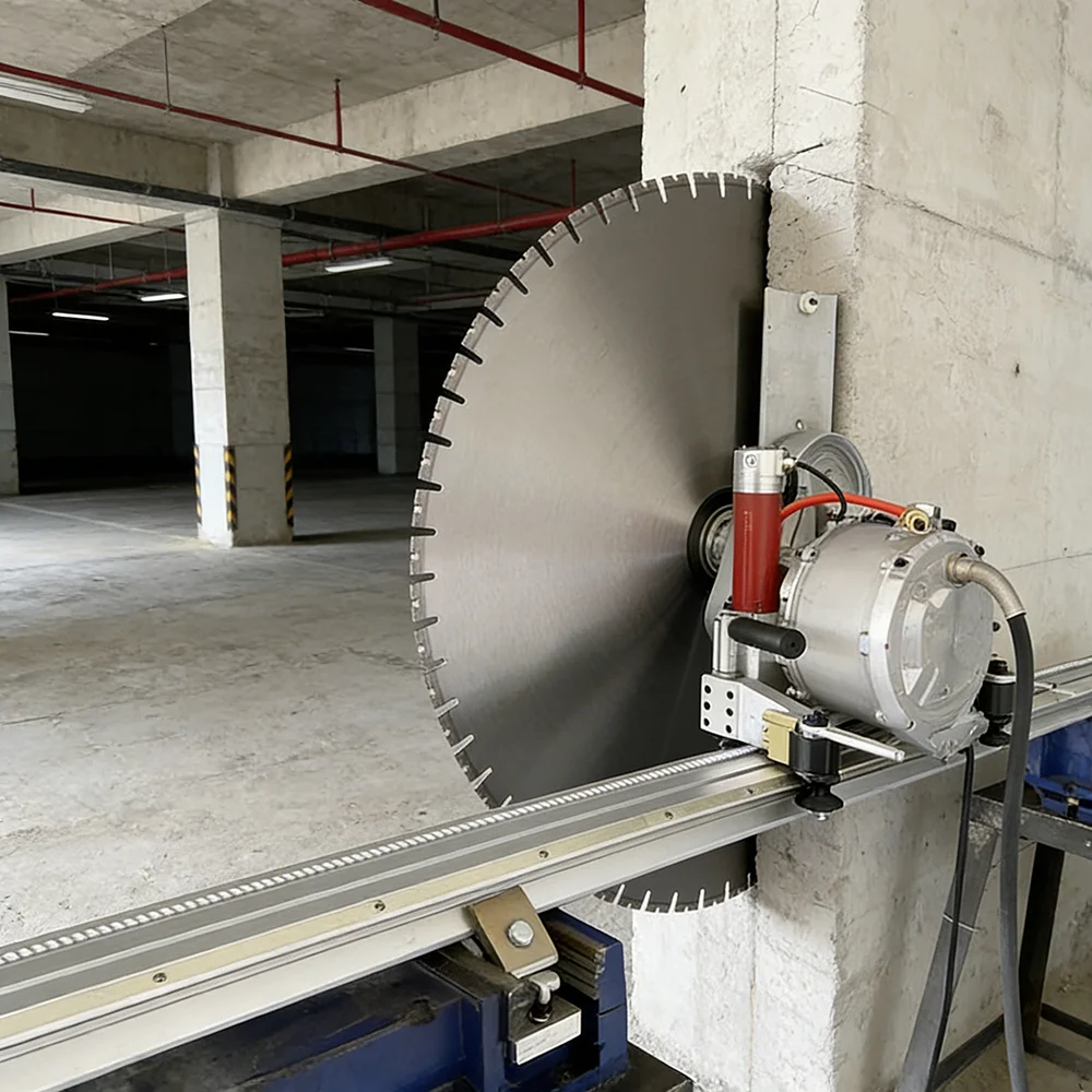 Lightweight High Frequency Wall Saw with 220V Motor for Fast Cutting in Building Renovation Projects