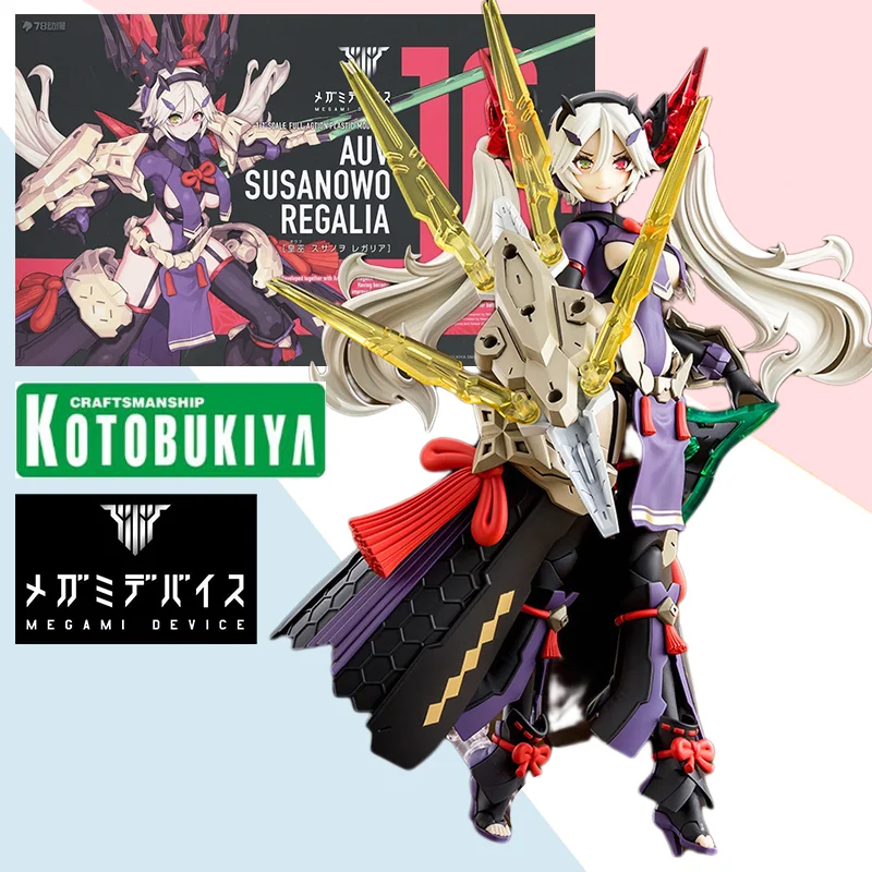 

Original Kotobukiya Anime Action Figure MEGAMI DEVICE AUV SUSANOWO REGALIA Assembly Model Kit Collection Toy Gift for Children