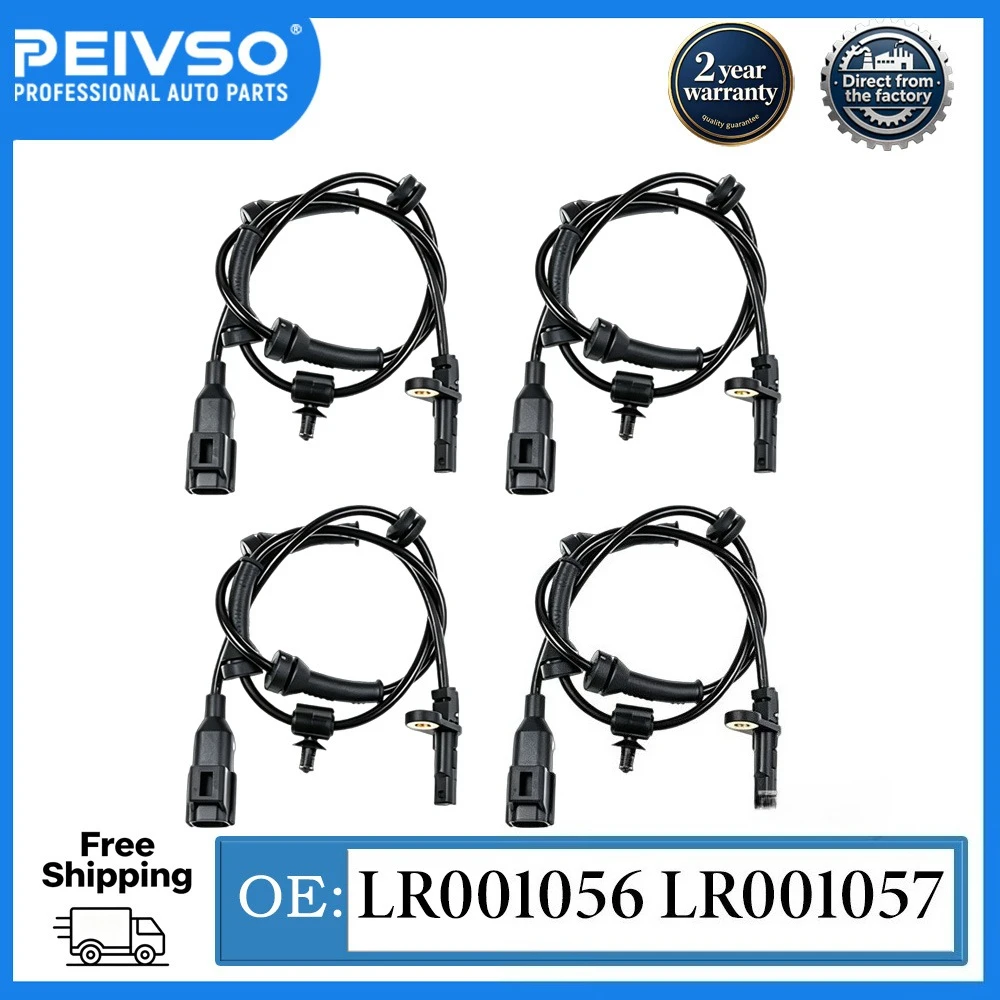 PEIVSO High Quality ABS Wheel Speed Sensor LR001056 LR001057 Front Rear Letf Right For land rover Range Rover Freelander 2