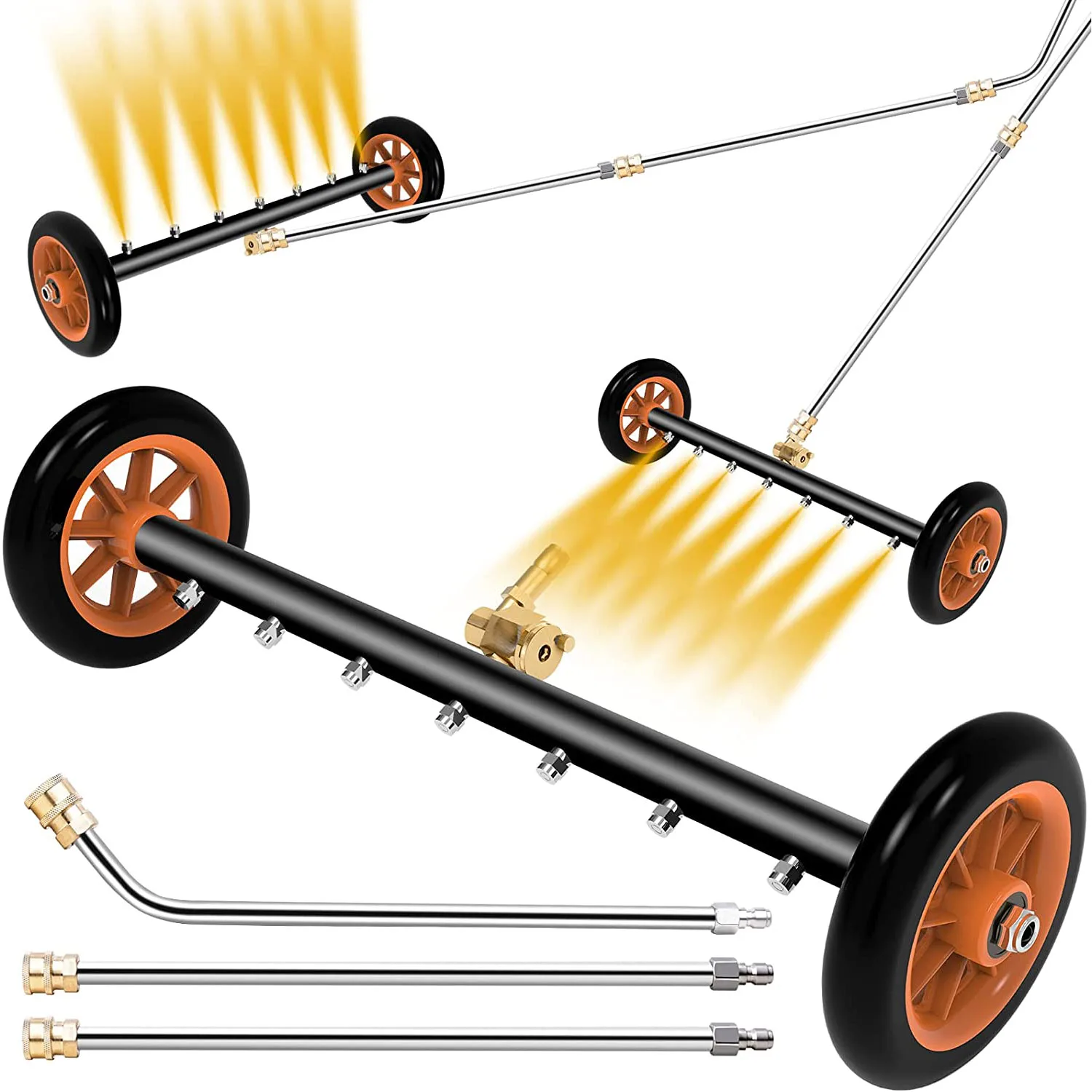 24 Inch Pressure Washer Undercarriage Cleaner