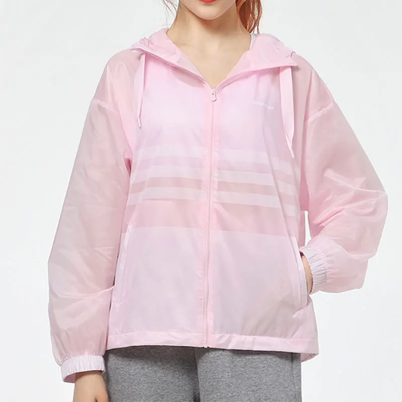 

Adidas genuine NEO New Women's Sports Casual Pink Hooded Jacket GP5471