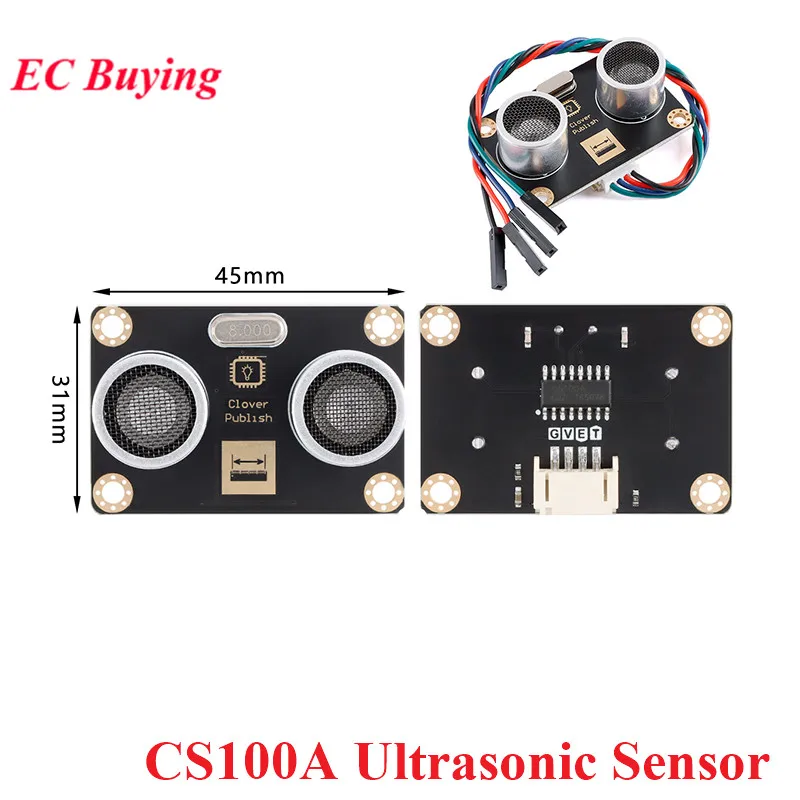 CS100A Ultrasonic Sensor Replace HC-SR04 Measuring Distance Ranging Sensor Obstacle Avoidance Module for Arduino Smart Car Robot