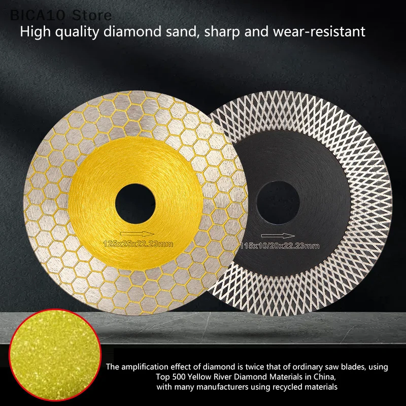 115mm-125mm Diamond Cutting Disc Tile Ceramic Dry Cutting And Grinding Circular Saw Blade Power Rotory Tool Accessories