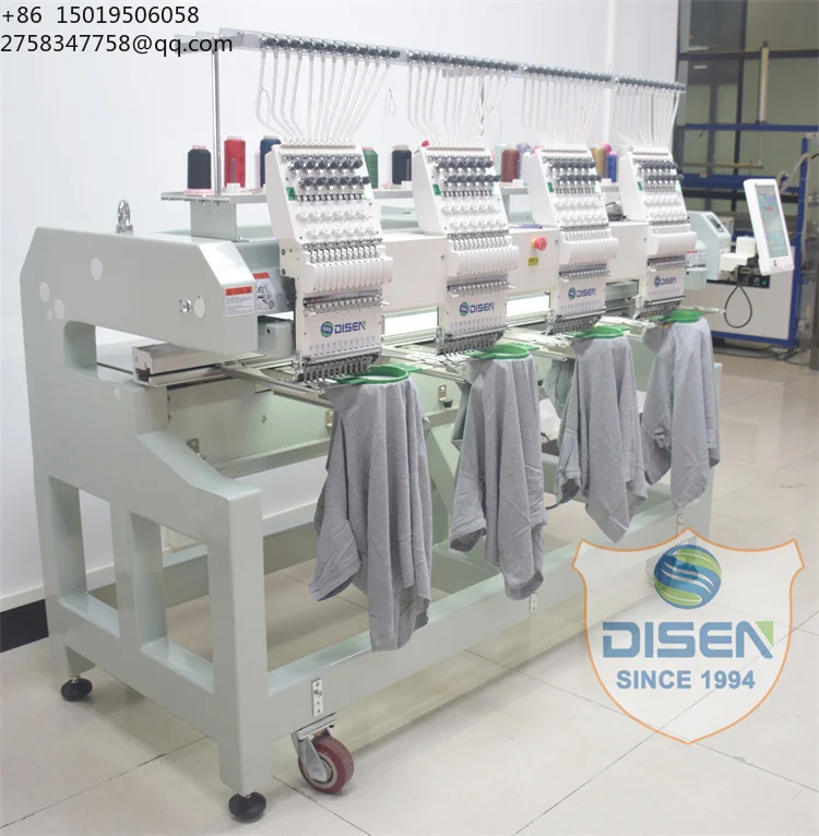 Computerised Embroidery Beading Emblem Industry Overlock Topwisdom Dsmc Monogram Machine Embroidery 4 Headed Computerized