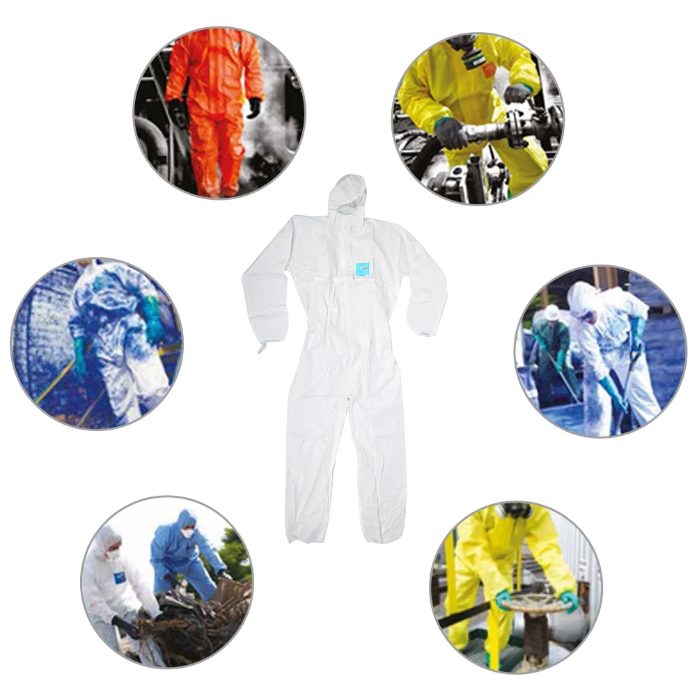 ZK30 MC2000T Antistatic Chemical Flame Retardant Liquid Protective Coverall Suit job security (XXL)