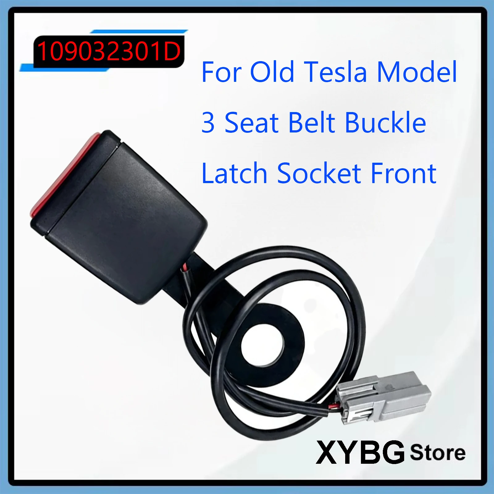 Seat Belt Buckle Latch Socket 109032301D Front Rear Left Right Mid For Old Tesla Model 3 2017-2020 Safety Replacement Parts