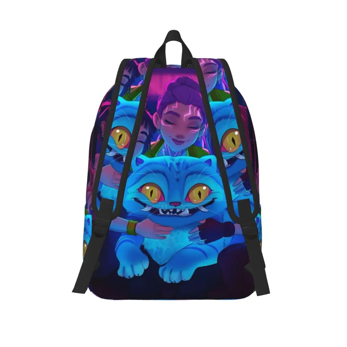 Kpop Demon Hunters Huntrix Tiger Backpack for Men Women High School Business Daypack Laptop Computer Shoulder Bag Outdoor