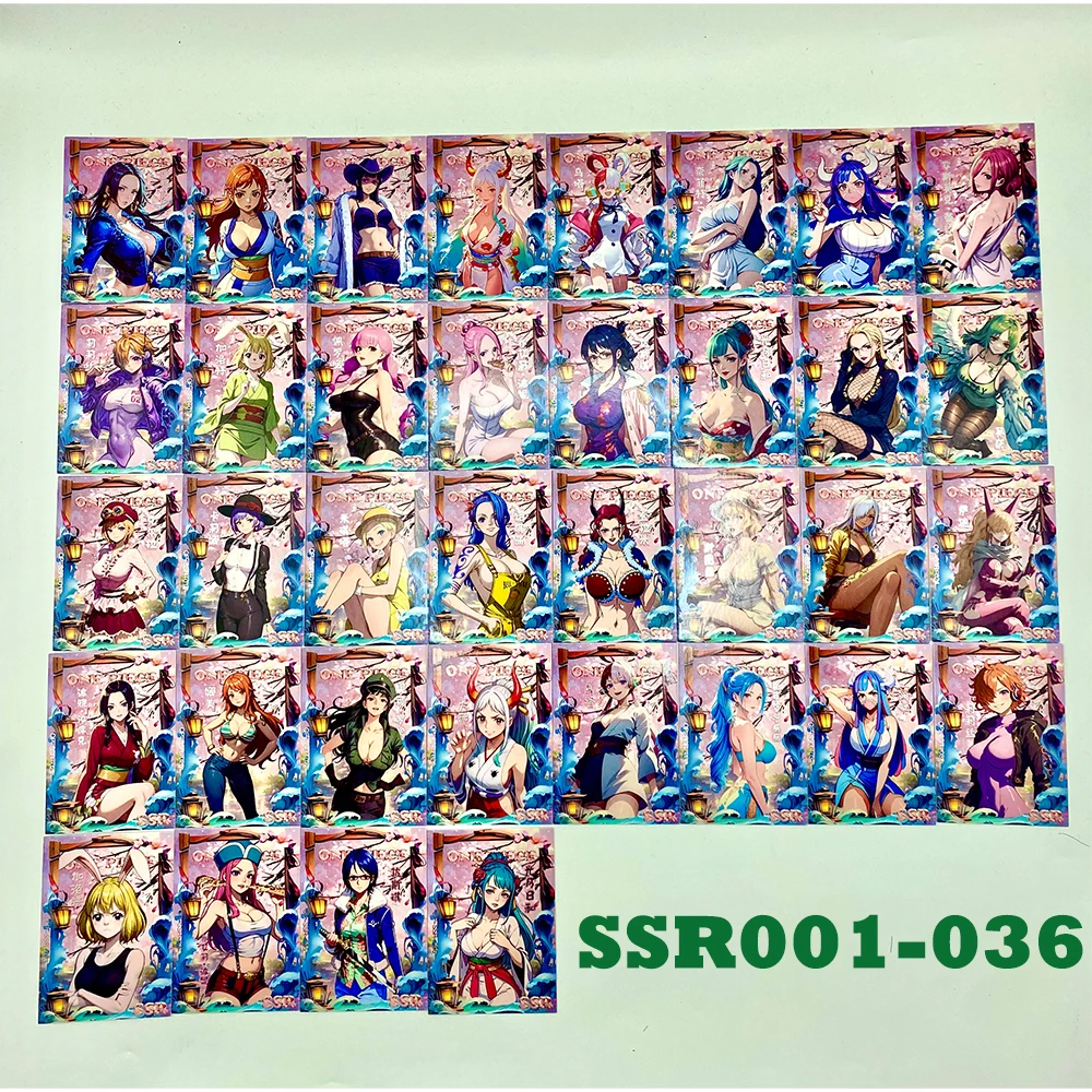 

Оригинальная цельная флэш-карта SSR001-036, редкие аниме-карты, полный набор, сексуальный персонаж мультфильма, Робин Нами, коллекционная карта, подарки