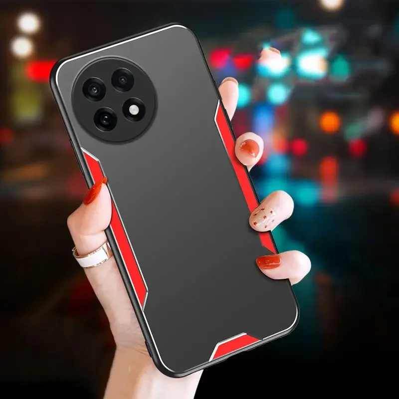 Luxury Aluminum Alloy Back Cover for Oneplus 13R 5G ACE 5 Pro 13 R for TPU Soft Edge Case Oneplus ACE 5 Pro 13R 5G 5 ACE