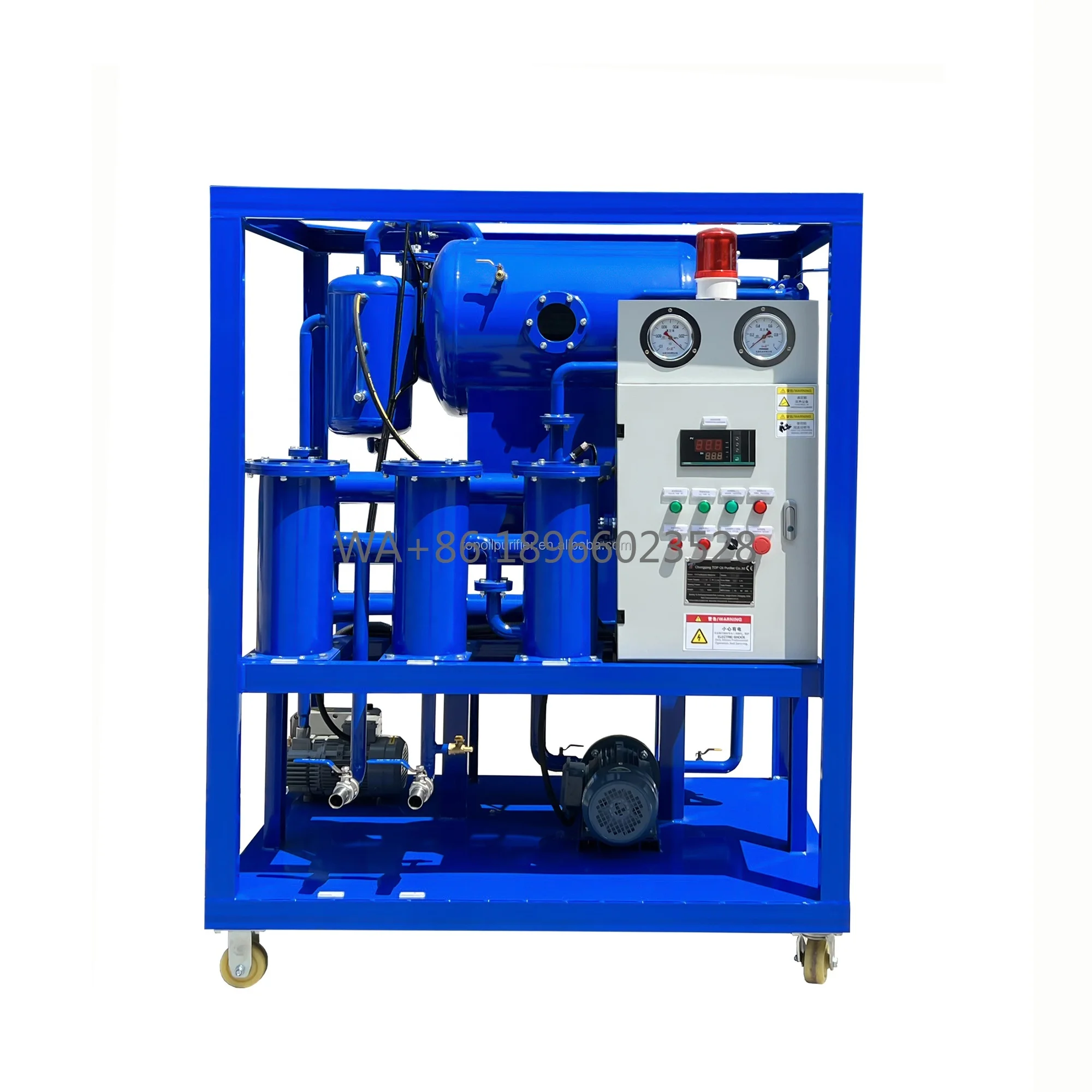 China Supplier ZY-30 Small Treatment Capacity  Light Oil High Vacuum Insulation Oil Filtration Plant