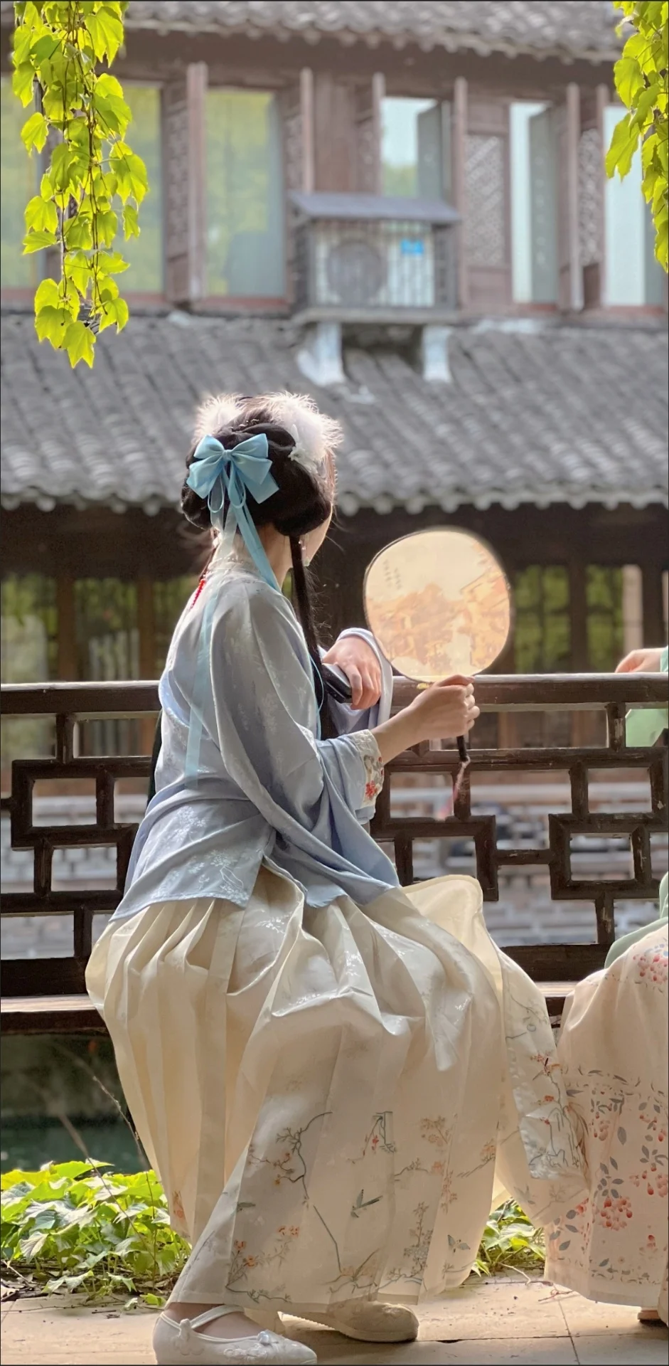 Pmwrun-Robe Vintage Ming Hanfu pour Femme, Style Chinois, Col Croisé, Jupe Cheval, Printemps, Rétro