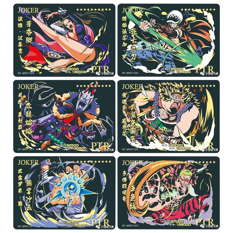 

Японское аниме PTR ONE PIECE Boa Hancock Donquixote Doflamingo Jinbe Коллекционные карты Рождественские подарки на день рождения Детские игрушки