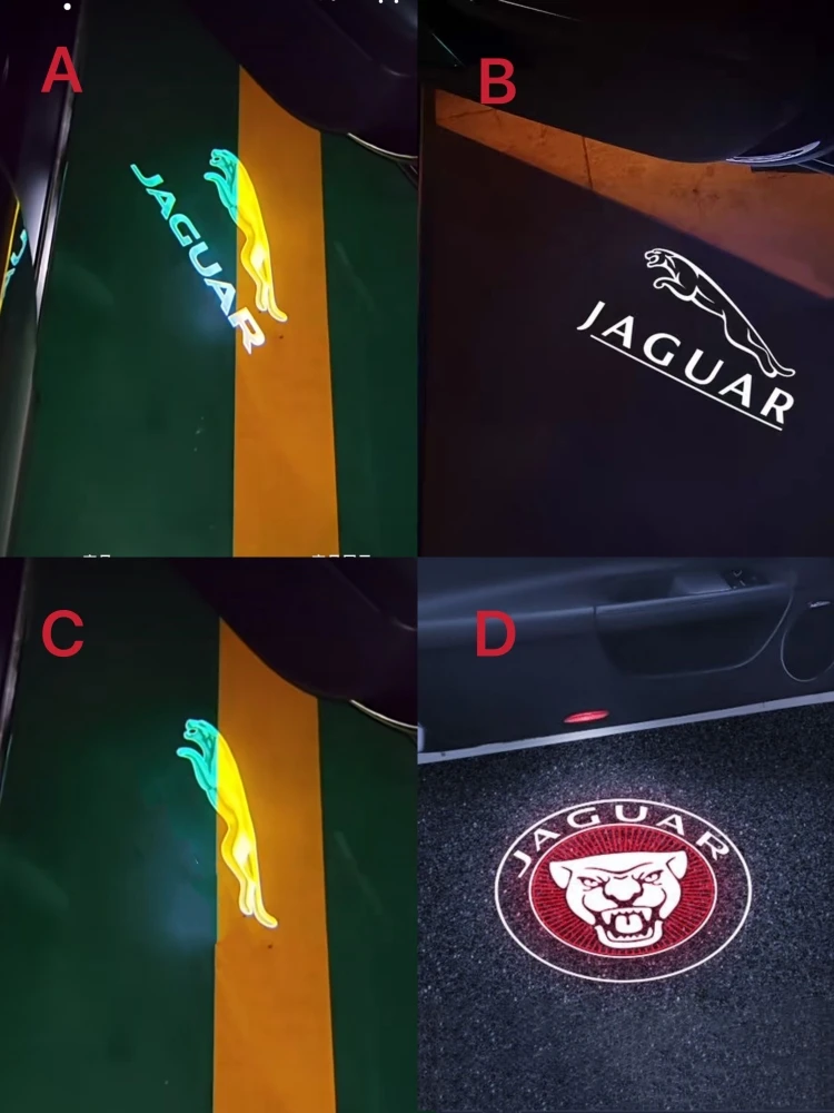 

For Jaguar F-TYPE Xk XE XJ2004-2019 S-Type Led Car Door Welcome Light Laser Projector Logo Ghost Shadow Lamps Goods Decoration
