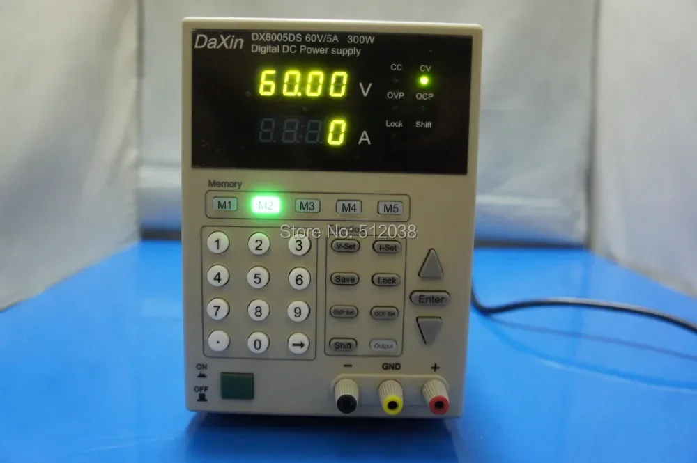 

New Digital Control Programmable DC Power Supply - 60V/5A DX6005DS 110V/220V