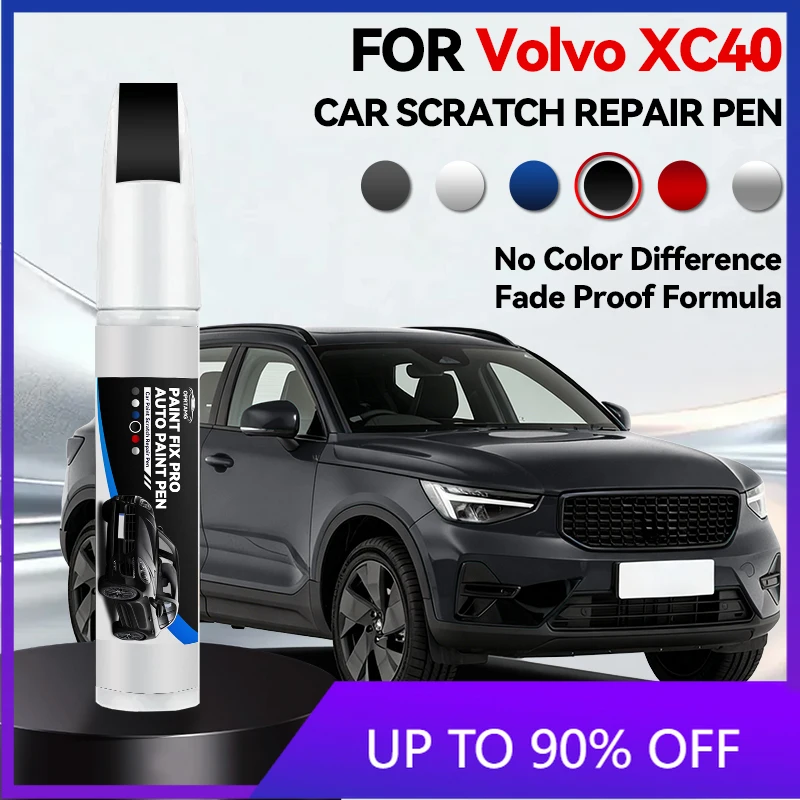

Карандаш для подкраски и ремонта царапин для VOLVO XC40 CMA 2017-2025, черный/белый, аксессуар для самостоятельного ремонта автомобиля