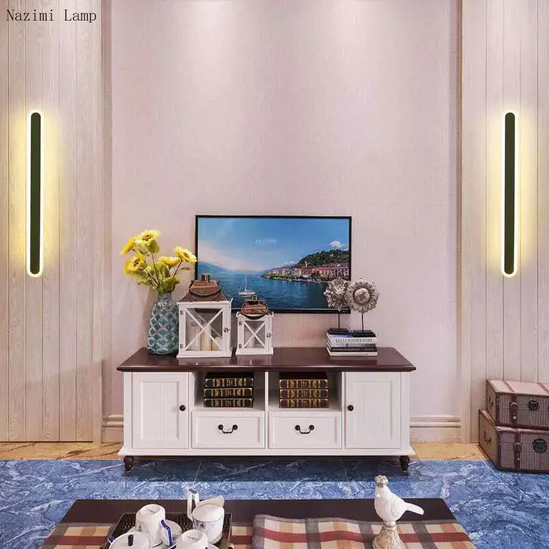 

Modern LED Ceiling Lights Spotlight Living Room Decoration for Indoor Bedside Study Minimalist Creative Strip Light Room Decor