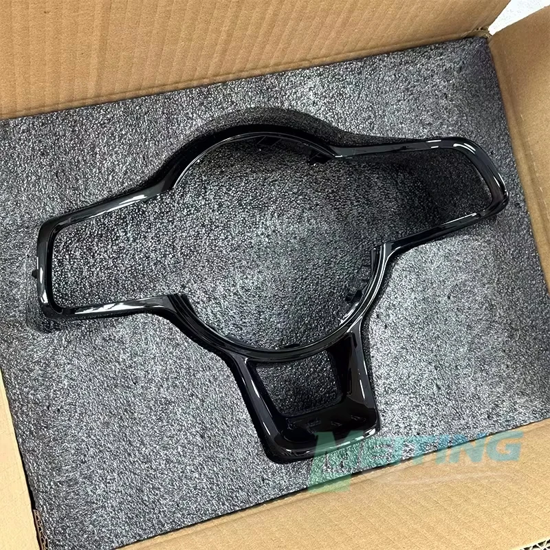 Adequado para Volkswagen Golf 7 7.5R GTI Rline GTD Shangku R, Volante com Estrutura Preta e Botões