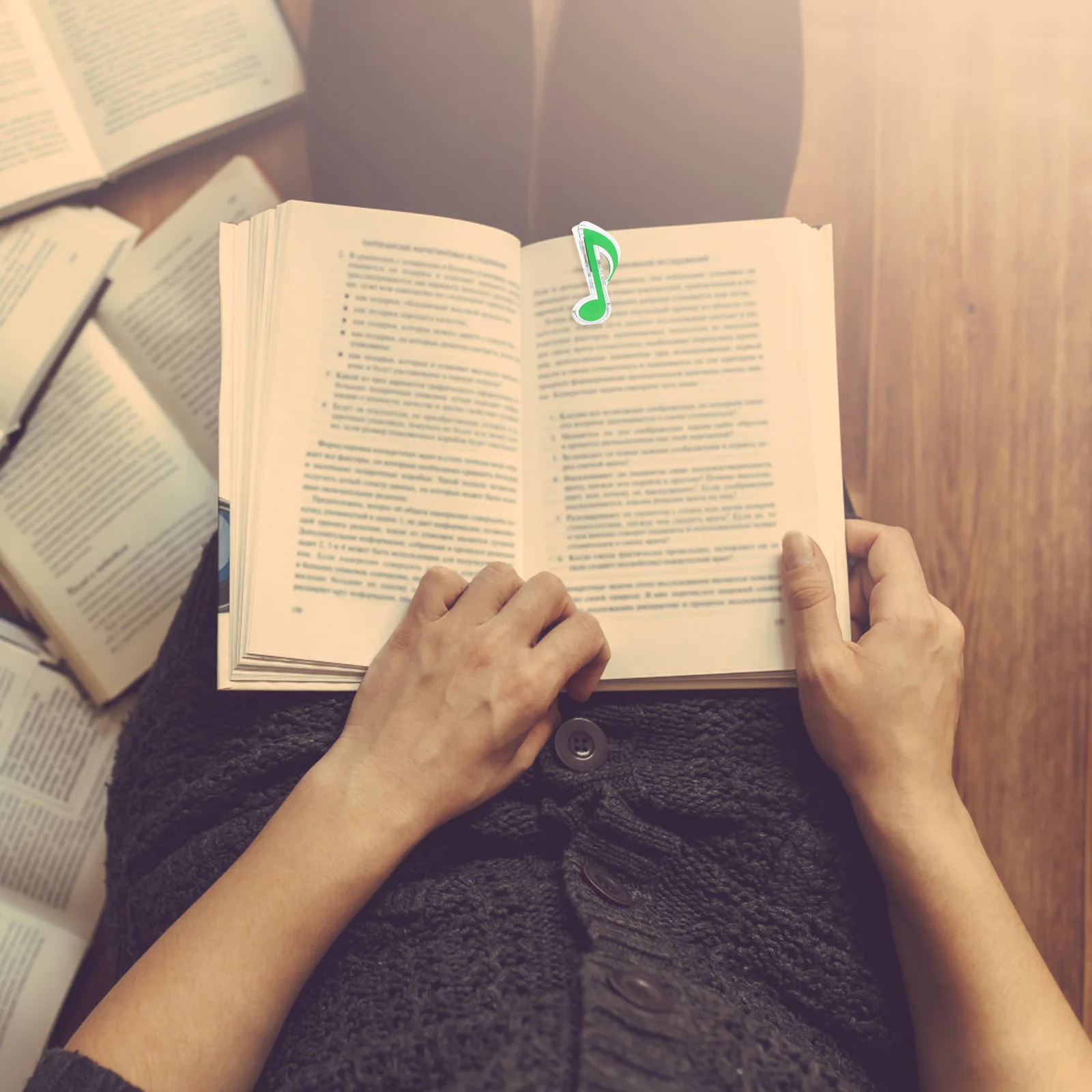 Abrazaderas para libros de música, Clips de hojas de plástico para partituras de Piano, recetas de cocina, Bloc de notas de revistas, soportes de página a prueba de viento, 10 Uds.