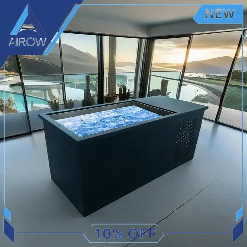 for Stainless Steel Cold Plunge Tub Outdoor Ice Bath with Chiller Filter Personal Recovery Therapy Portable Soaking Pool