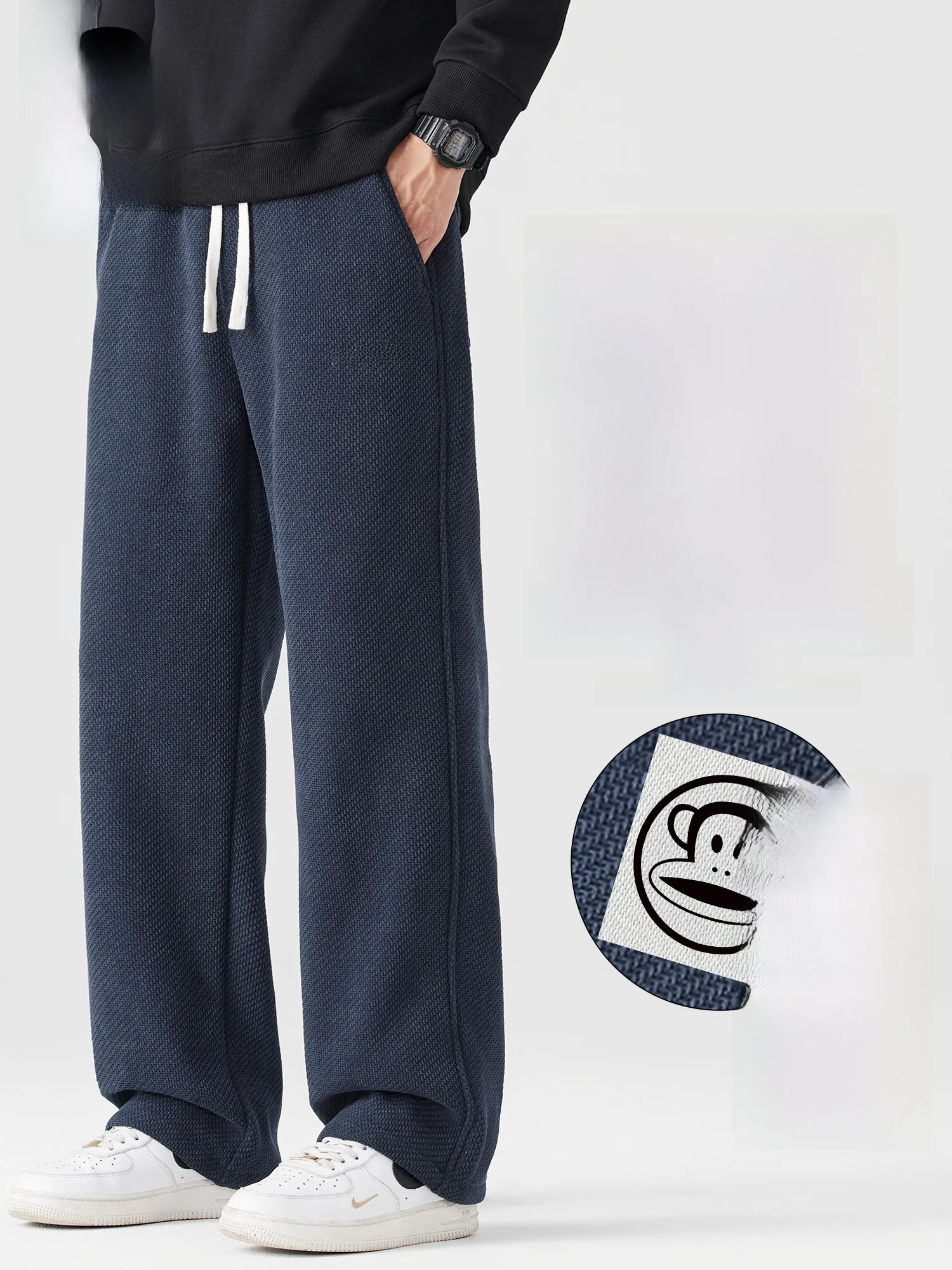 

Мужские повседневные брюки Paul Frank: Новинка зимы, утепленные, прямые, спортивные, длинные, комфортные, для отдыха