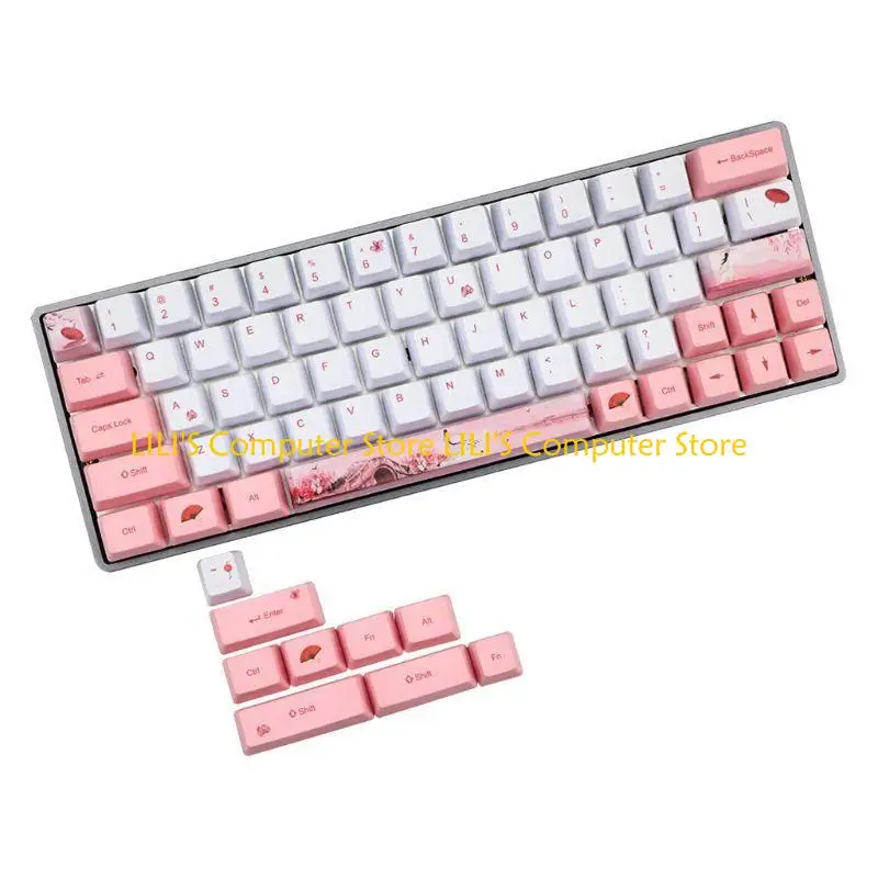 

A52B KeyCap Dye Сублимация OEM -профиль механическая клавиатура PBT -клавиша 73KEYS/SET