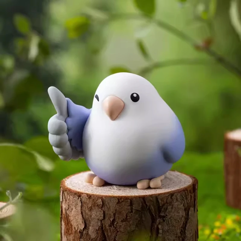 New Bad Bad Birdie 3 Figure Mini Taro Balls Bird Blind Box Toy Mystery Box Collection Model Kawaii Model Table Gift Surprise